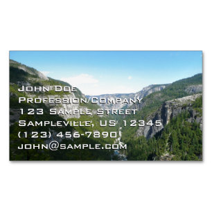 Yosemite Valley im Yosemite-Nationalpark Magnetische Visitenkarte