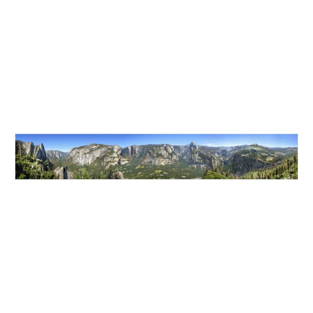 Yosemite Valley Panorama - Yosemite Fotodruck (Vorne)