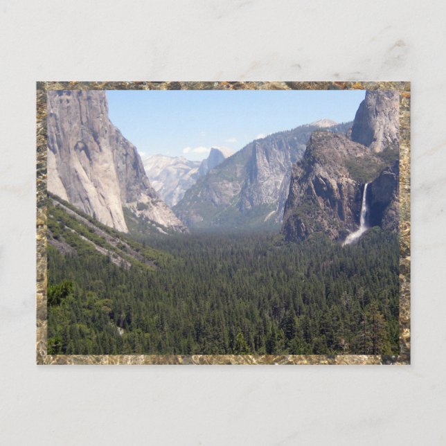 Yosemite Valley Postkarte (Vorderseite)