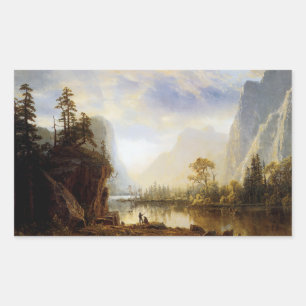 Yosemite Valley Rechteckiger Aufkleber