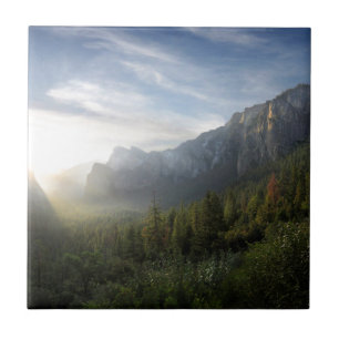 Yosemite Valley Sonnenaufgang vom Inspirationspunk Fliese