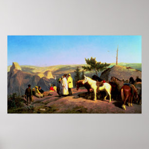 Yosemite Valley vom Glacier Point 1874 Poster
