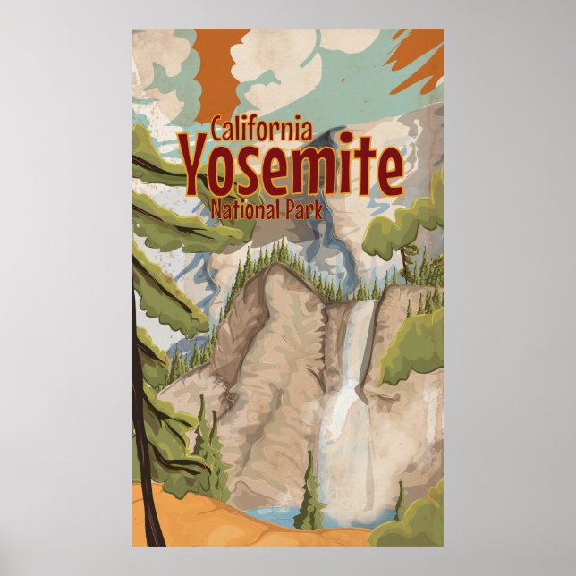 Yosemite Vintage Poster (Vorne)