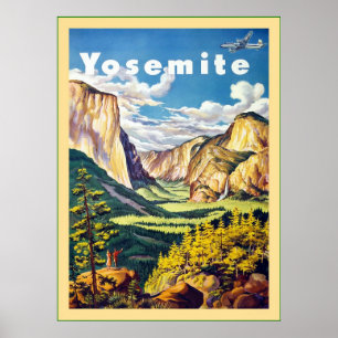 Yosemite ~ Vintage Reise Poster