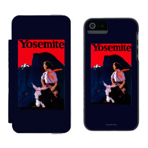 Yosemite Vintages PosterYosemite, CA Incipio Watson™ iPhone 5 Geldbörsen Hülle