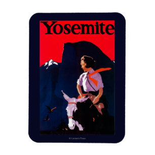 Yosemite Vintages PosterYosemite, CA Magnet