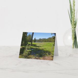 Yosemite-Wiese mit Sternschnuppen Karte