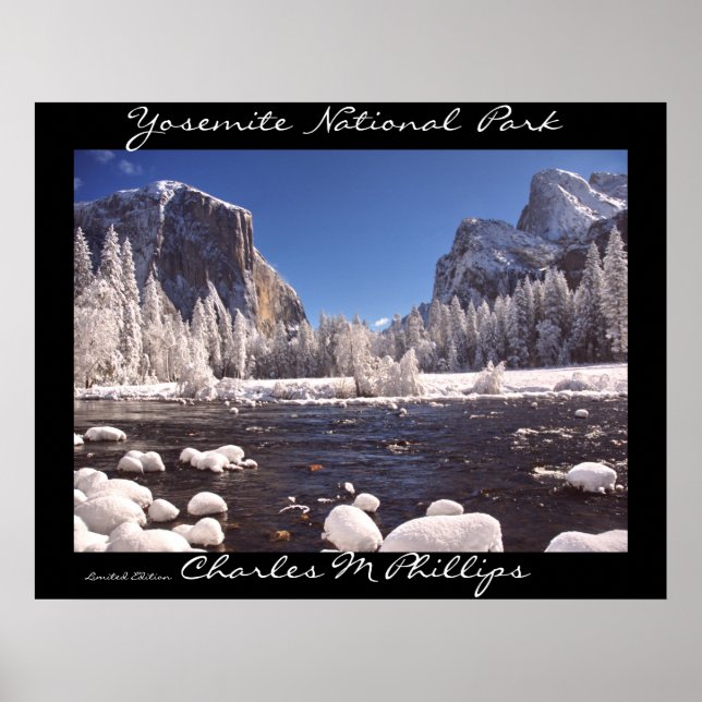 Yosemite  Winter Poster (Vorne)