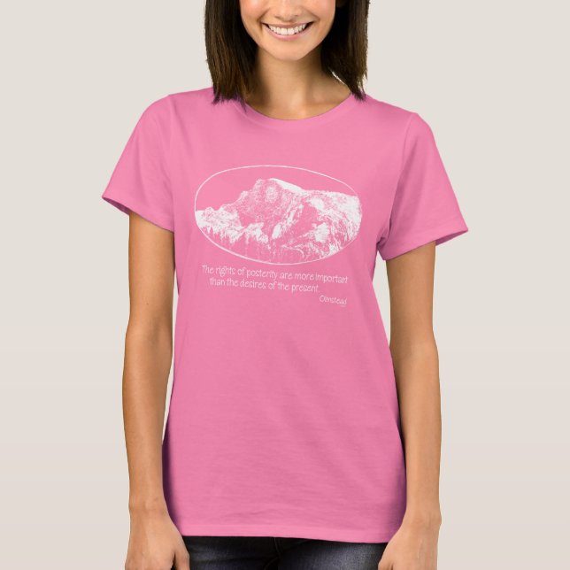 Yosemite Zitat T-Shirt (Vorderseite)