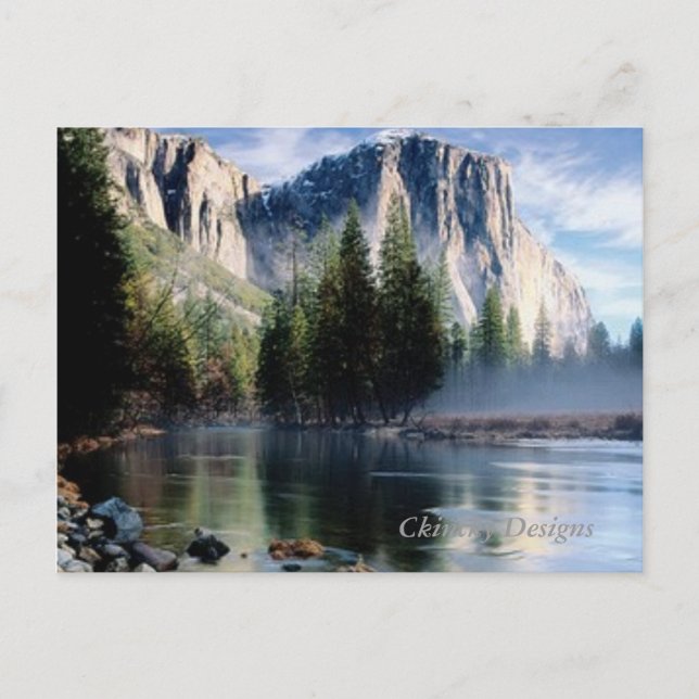 yosemitesnowcap postkarte (Vorderseite)