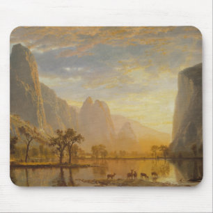 Yosemittal (1864) - Albert Bierstadt Mousepad