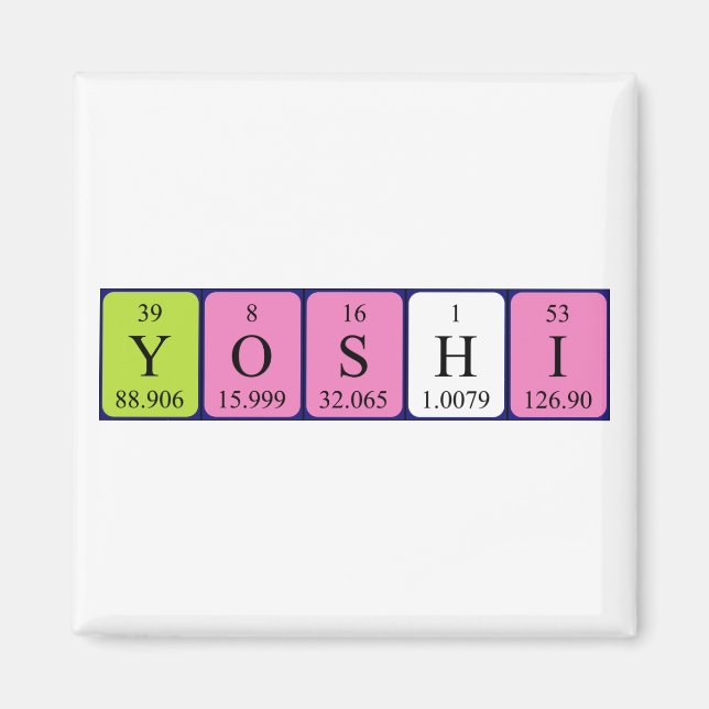 Yoshi Periodenmagnet Magnet (Vorne)