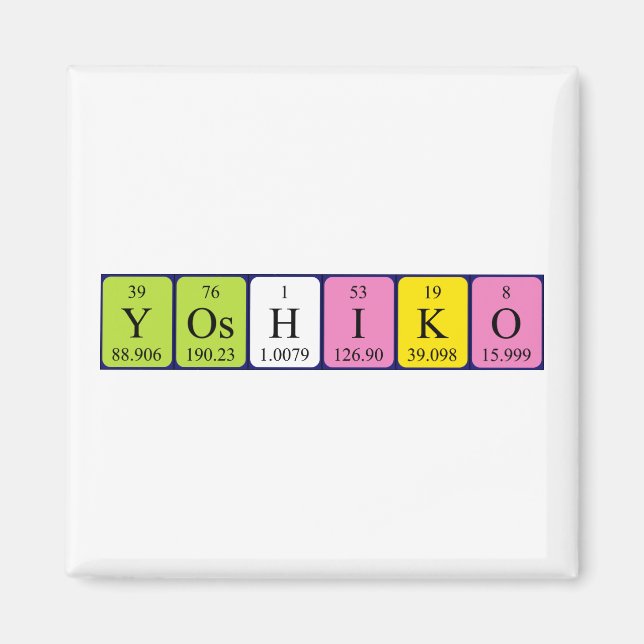 Yoshiko Periodenmagnet Magnet (Vorne)