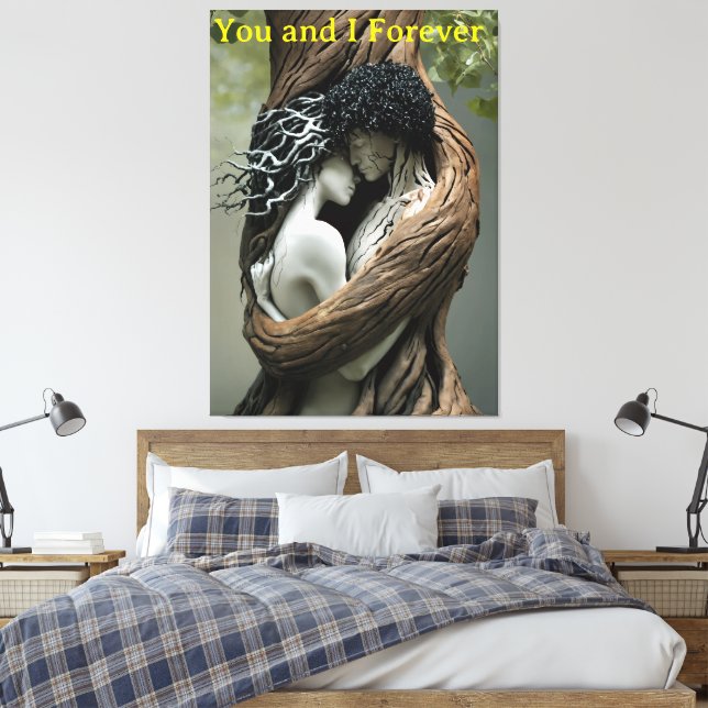 You and I Forever Leinwanddruck (Insitu (Schlafzimmer))