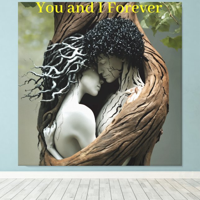 You and I Forever Leinwanddruck (Insitu (Holzboden))
