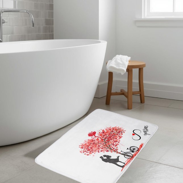 You and Me, and Cupid Bath Mat Badematte (Von Creator hochgeladen)