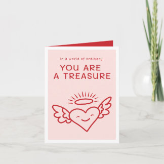 You are a Treasure - Blush Pink Feiertagskarte