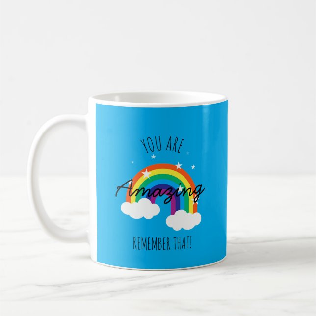 You Are Amazing - Baby Blue Mug Kaffeetasse (Links)
