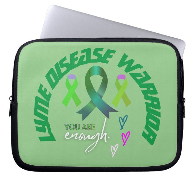 "You Are Genough" Inspiration Lyme Warrior Laptopschutzhülle (Vorderseite)