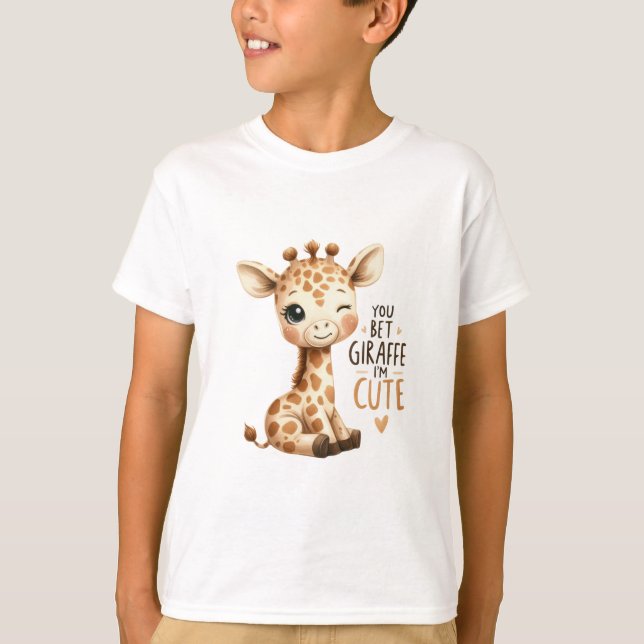 You Are Giraffe Cute Sweet Art T-Shirt (Vorderseite)