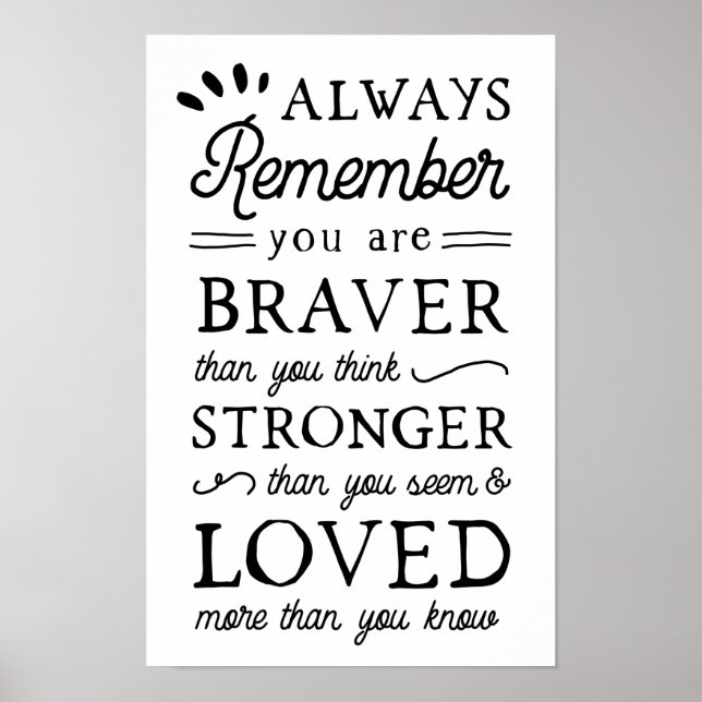 "You are Love" Inspiration Zitat Art Kids Poster (Vorne)
