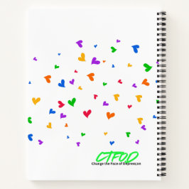 "You Are Love" Journal - Rainbow Daisy Graffiti Notizbuch