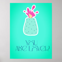 You Are Loved Nursery Wall Art Print Poster