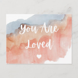 You Are Loved Postcard Postkarte
