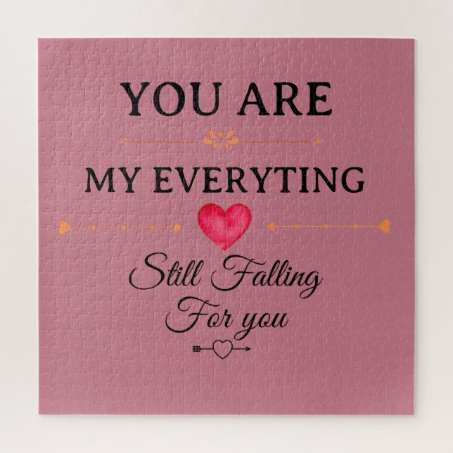 You Are My Everything – Romantic Love Quote Wall  (Vertikal)