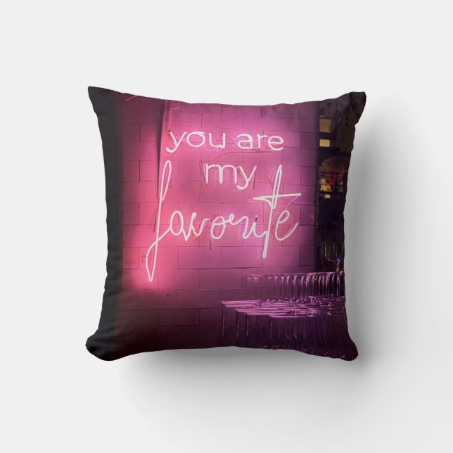 You Are My Favorite pillow Kissen (Vorderseite)