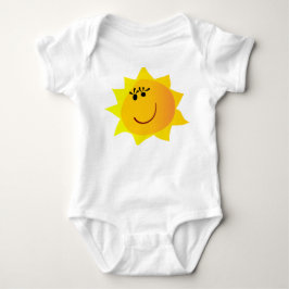 "You Are My Sunshine" Cute Happy Sun Baby Bodysuit Strampler