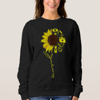 You Are My Sunshine Nurse Sunflower Nurse Practiti Sweatshirt