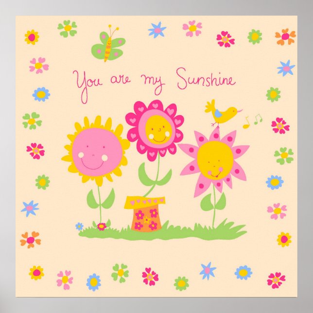 You are my sunshine poster (Vorne)