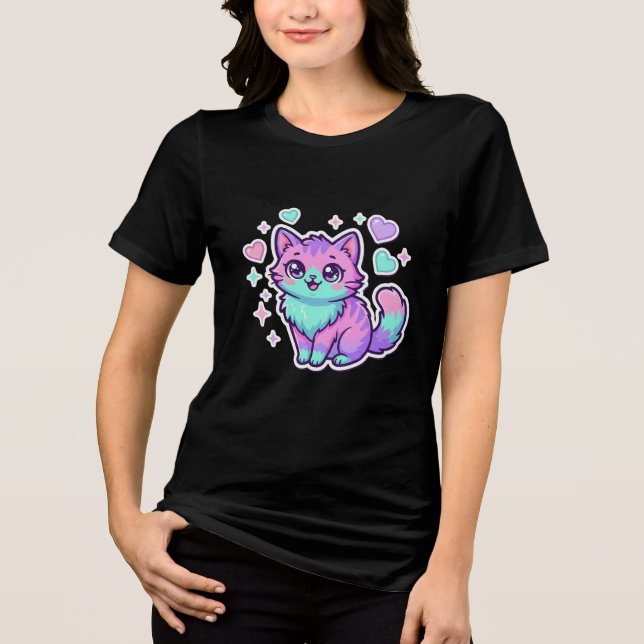 You Are Purrfect Cat Tri-Blend Shirt (Vorderseite)