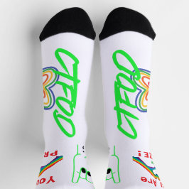 You are the Prize! Graphic Socks Socken