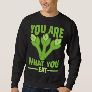 You Are What You Eat Delicious Asparagus Green Veg Sweatshirt
