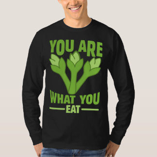 You Are What You Eat Delicious Asparagus Green Veg T-Shirt