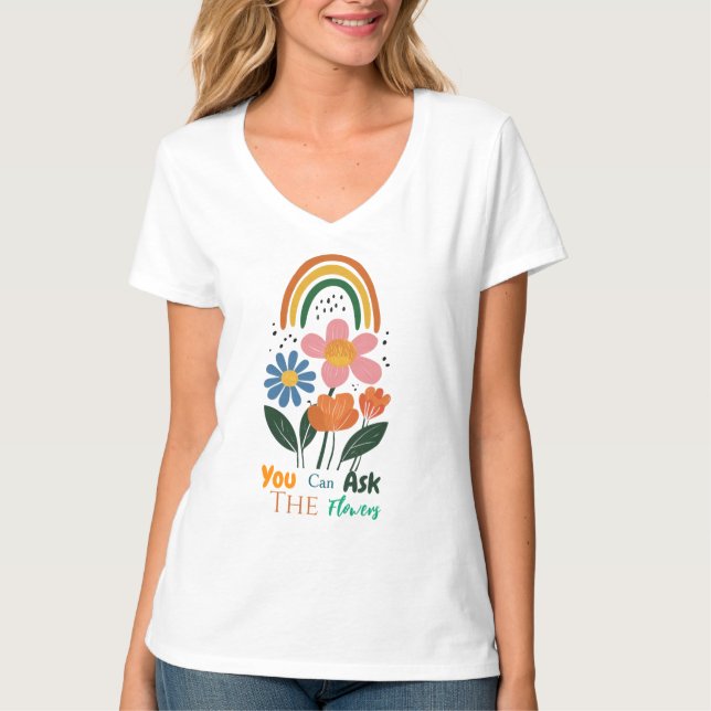 You can ask the flower trend T-shirt (Devant)