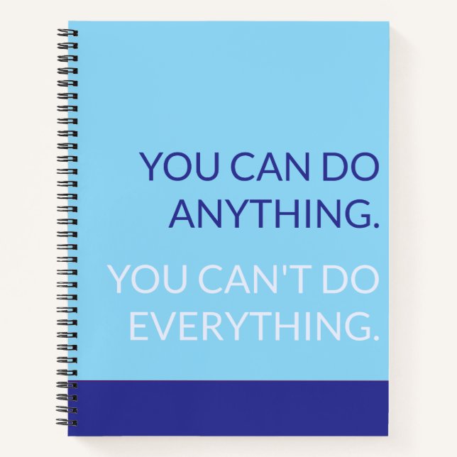 You can do anything notebook   notizbuch (Vorderseite)