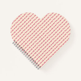 You Can Rely on Me Minimal Pattern & Quote Design Notizbuch