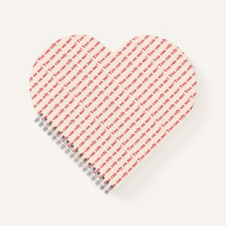 You Can Rely on Me Minimal Pattern & Quote Design Notizbuch