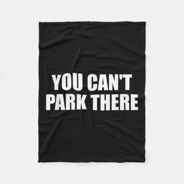 You Cant Park Es Funny Virgin Auto Meme Sarcasm Fleecedecke (Vorderseite)