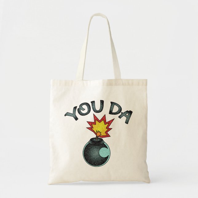 You Da Glitzer Bomb Tragetasche (Vorne)