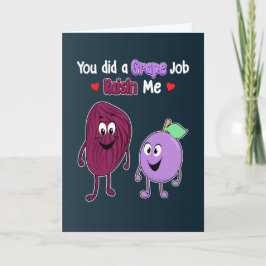 You Did a Grape Job Funny Father's Day Karte