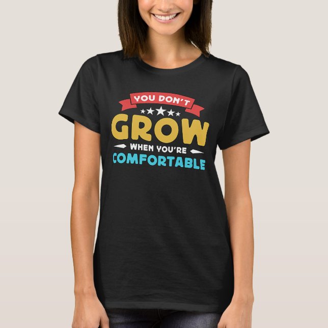 You Don't Grow When Retro Loves Operating Amateur  T-Shirt (Vorderseite)