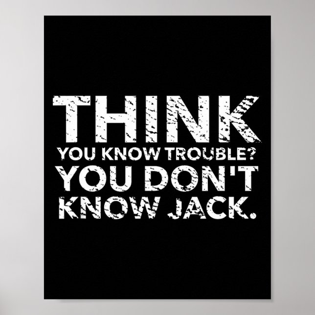 You Don't Know Jack  Poster (Vorne)