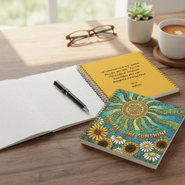 You Feel Like Sunshine Spiral Notebook Notizbuch
