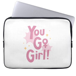 You Go Girl Sac À Électronique Rose Mignon