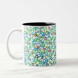 You Got Me Going in Circles Coffee Mug Coffee Cup Zweifarbige Tasse