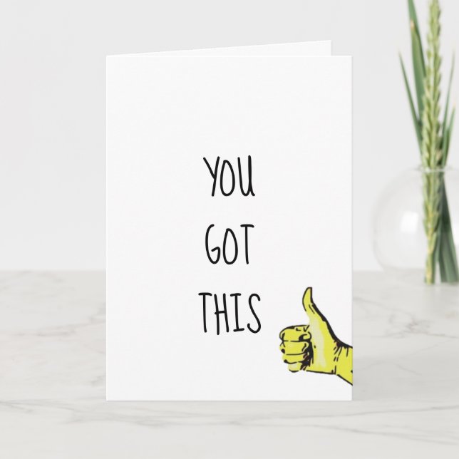 You Got This Positive Card Karte (Vorderseite)